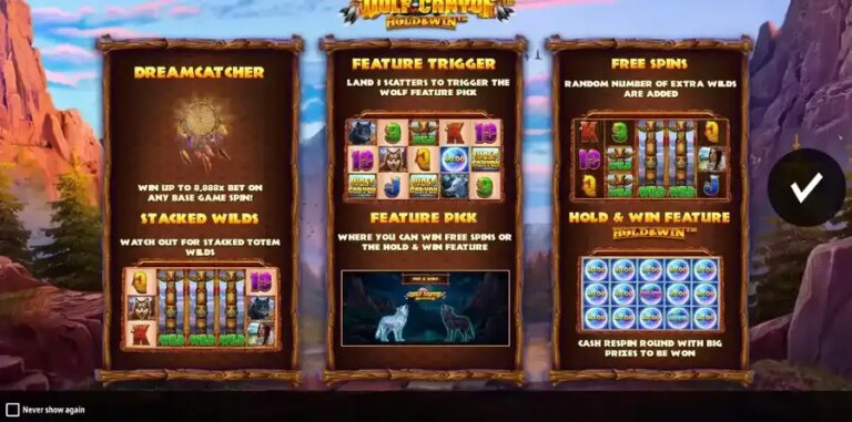 Wolf Canyon Hold and Win