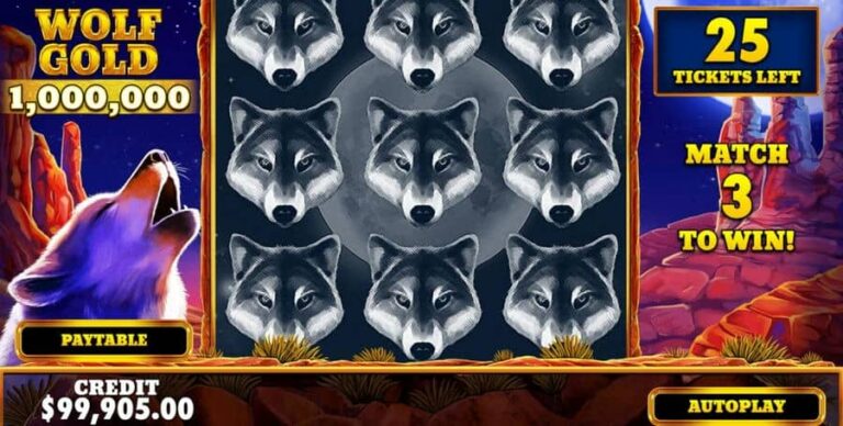 Wolf Gold Scratchcard
