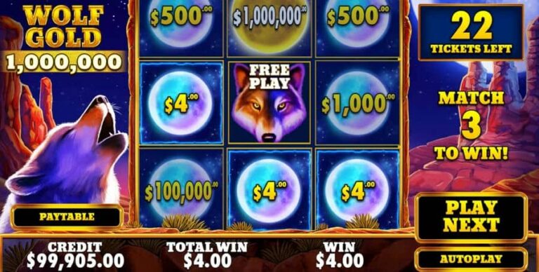 Wolf Gold Scratchcard
