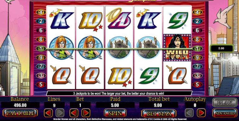 Wonder Woman Jackpots