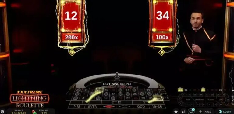 Xxxtreme Lightning Roulette
