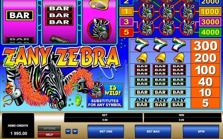 Zany Zebra
