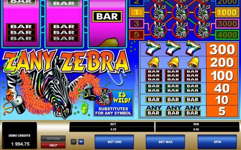 Zany Zebra