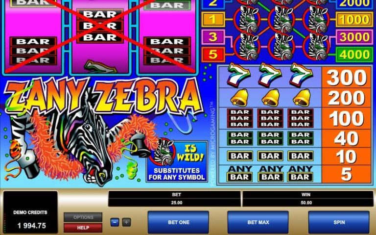 Zany Zebra