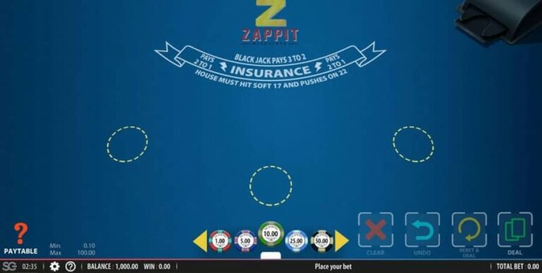 Zappit Blackjack