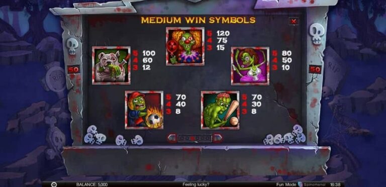 Zombie slot mania