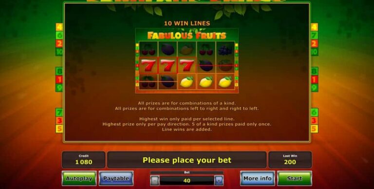 Fabulous Fruits