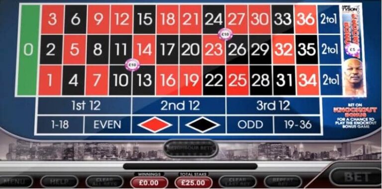 Mike Tyson Roulette